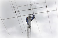 無線局アンテナ工事